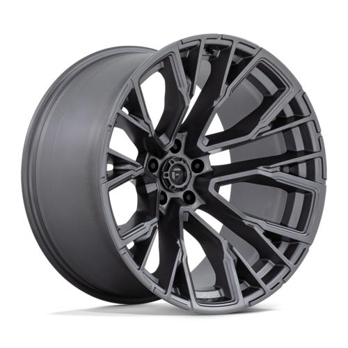 Fuel 1PC D848 Rebar 22x12 Matte Gunmetal Wheel with 5x127 Bolt Pattern and -44 Offset