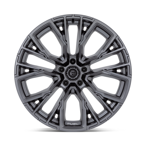 Fuel 1PC D848 Rebar 22x12 Matte Gunmetal Wheel with 5x127 Bolt Pattern and -44 Offset