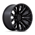 Fuel 1PC D847 REBAR 17x9 Blackout Wheel with 6x135 Bolt Pattern and 87.10mm Center Bore