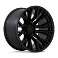 Fuel 1PC Rebar 22x12 Wheel with 6x135 Bolt Pattern and Blackout Finish