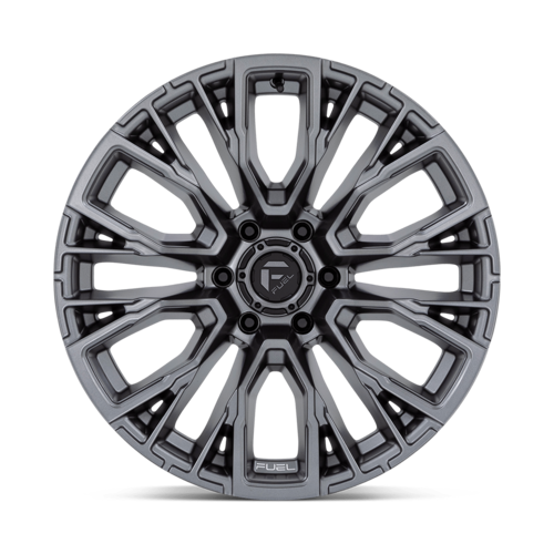 Fuel 1PC D848 REBAR Matte Gunmetal 20x10 Wheel with 6x135 Bolt Pattern and -18mm Offset