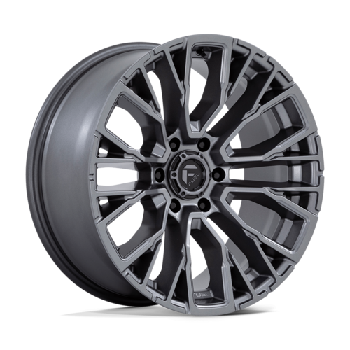 Fuel 1PC D848 Rebar 20x9 Matte Gunmetal Wheel with 6x139.7 Bolt Pattern and 1.0 Offset