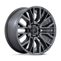 Fuel 1PC D848 Rebar 20x9 Matte Gunmetal Wheel with 6x139.7 Bolt Pattern and 20mm Offset