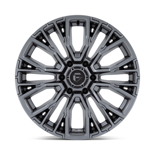 Fuel 1PC D848 Rebar 20x9 Matte Gunmetal Wheel with 6x139.7 Bolt Pattern and 20mm Offset