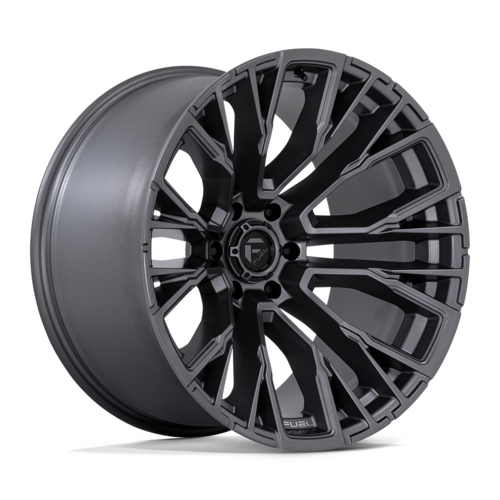 Fuel 1PC D848 REBAR 22x12 Wheel with Matte Gunmetal Finish and 6x135 Bolt Pattern