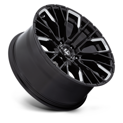 Fuel 1PC D849 Rebar 20x9 Inch Gloss Black Milled Wheel with 6x135 Bolt Pattern and 87.10 Center Bore