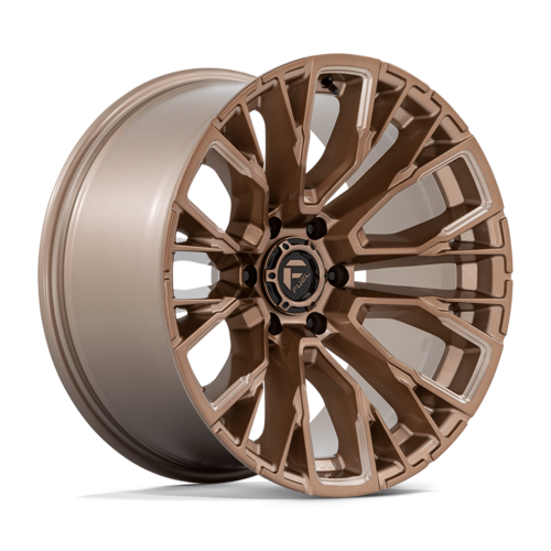 Fuel 1PC D850 Rebar 20x9 Bronze Plated Mill Wheel with 6x139.7 Bolt Pattern and 106.10 Center Bore
