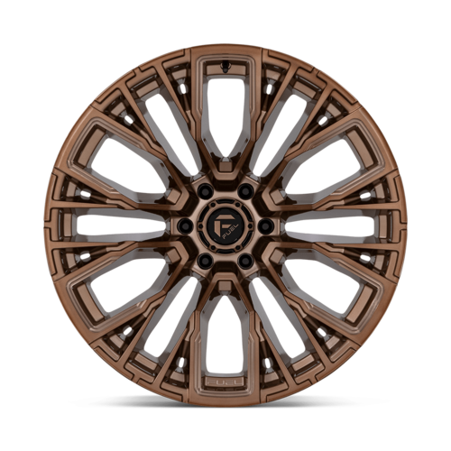 Fuel 1PC D850 Rebar 22x12 Wheel with Bronze Platinum Milled Finish and 6x135 Bolt Pattern