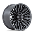 Fuel 1PC D848 Rebar 20x10 Inch Matte Gunmetal Wheel with 8x180 Bolt Pattern and -18 Offset