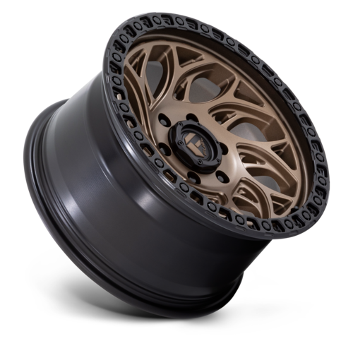 Fuel 1PC D841 Runner OR 15x10 Bronze with Black Ring - 6x139.7 Bolt Pattern, -43 Offset