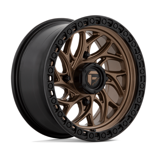 Fuel UTV D777 Runner UTV 15x7 Bronze with Black Ring Wheel