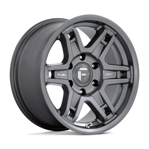 Fuel 1PC D838 Slayer 17x8.5 Matte Gunmetal Wheel with 6x139.7 Bolt Pattern and 106.10mm Center Bore