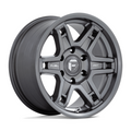 Fuel 1PC D838 Slayer 17x8.5 Matte Gunmetal Wheel with 6x139.7 Bolt Pattern and 106.10mm Center Bore