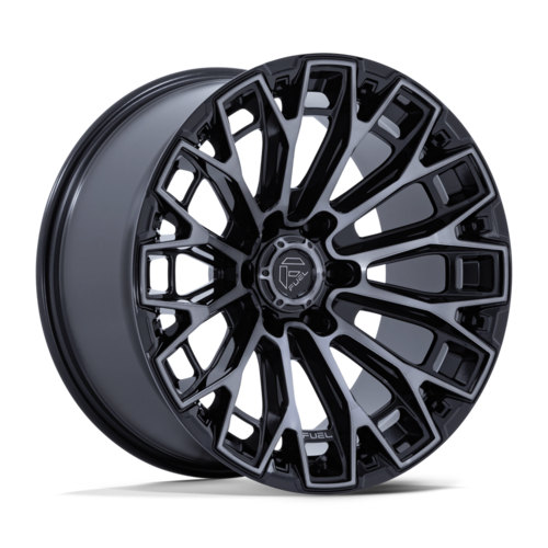 Fuel 1PC FC882 TRAX 20x9 Inch Gloss Black Machined Face Dark Tinted Clear Wheel with 6x139.7 Bolt Pattern and 20mm Offset