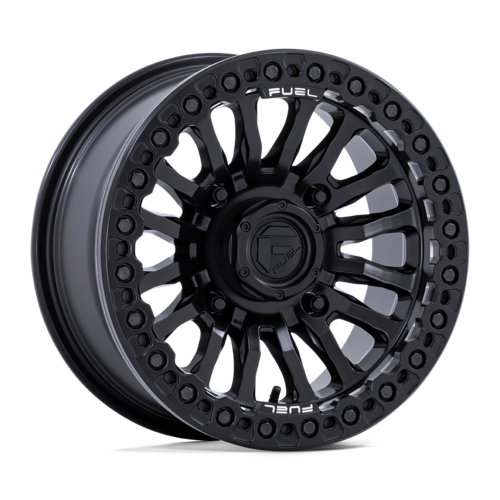 Fuel UTV FV125 RINCON Beadlock 15x7-inch Wheel with 4x137 Bolt Pattern and +10 Offset - Blackout Finish