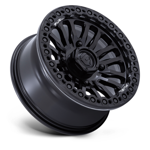 Fuel UTV FV125 RINCON Beadlock Wheel 15x7 - 4x110 Bolt Pattern, +10 Offset, Blackout Finish