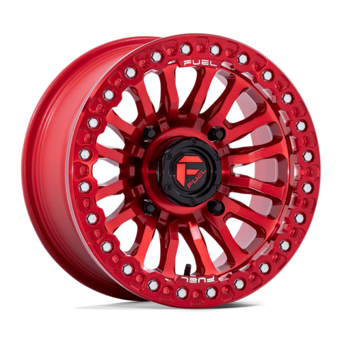 Fuel UTV FV125 RINCON Beadlock 15x7 Wheel with Candy Red Finish and 4x137 Bolt Pattern