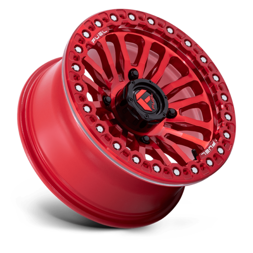 Fuel UTV FV125 RINCON Beadlock 15x7 Wheel with Candy Red Finish and 4x137 Bolt Pattern
