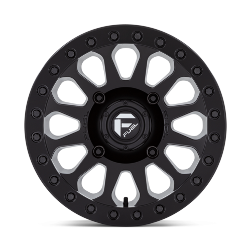 Fuel UTV D920 Vector Beadlock 15x7 Matte Black Wheel with 4x137 Bolt Pattern and +38 Offset