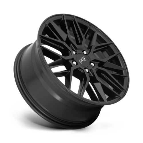 Niche 1PC M190 Gamma 18x8 Matte Black Wheel with 5x112 Bolt Pattern and 66.56 Center Bore