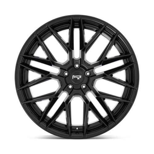 Niche 1PC M224 Gamma 19x8.5 Gloss Black Wheel with 5x120 Bolt Pattern and +35 Offset