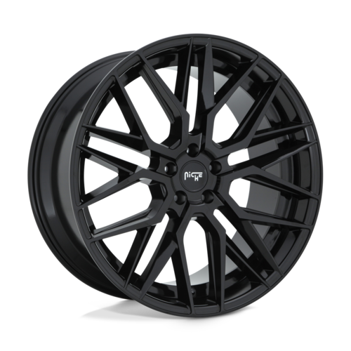 Niche 1PC M224 Gamma 22x10.5 Gloss Black Wheel with 5x130 Bolt Pattern and 84.10mm Center Bore