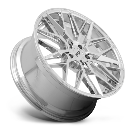 Niche 1PC M249 Gamma 18x8 Chrome Alloy Wheel with 5x114.3 Bolt Pattern and 40mm Offset