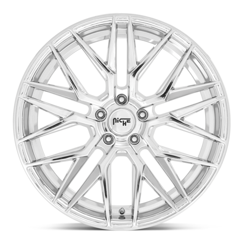 Niche 1PC M249 Gamma 18x8 Chrome Wheel with 5x120 Bolt Pattern and 40mm Offset