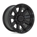 XD Gauntlet XD852 17x9 Satin Black Wheel with 5x127/5x139.7 Bolt Pattern and 78.10mm Center Bore