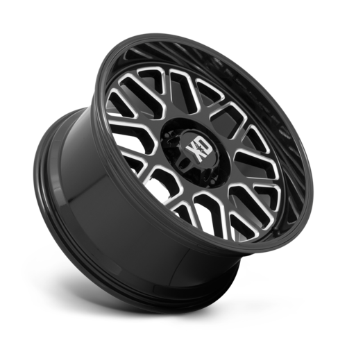 XD XD849 Grenade II 20x10 Inch Gloss Black Milled Off-Road Wheel