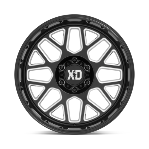XD XD849 Grenade II 20x9 Gloss Black Milled Wheel with 6x135 Bolt Pattern