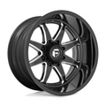 Fuel 1PC D749 Hammer 20x10 Inch Gloss Black Milled Wheel with -18mm Offset and 6x139.7 Bolt Pattern