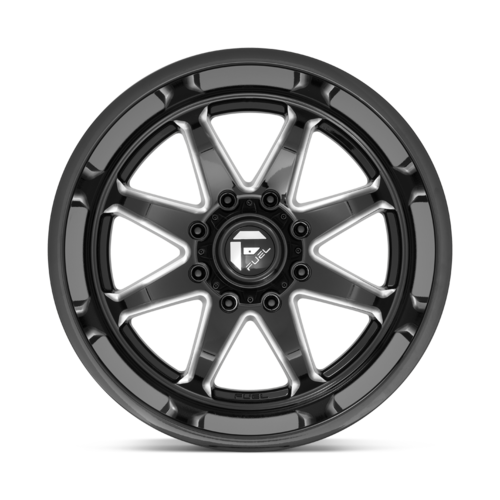 Fuel 1PC D749 Hammer 20x9 Gloss Black Milled Wheel with 8x180 Bolt Pattern