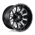 Fuel 1PC D620 Hardline 20x9 Inch Gloss Black Milled Wheel with 8x165.1 Bolt Pattern and +20 Offset