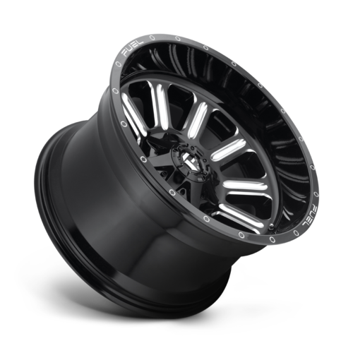 Fuel 1PC D620 Hardline 18x9 Gloss Black Milled Wheel with 8x6.5 Bolt Pattern