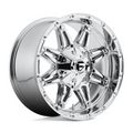 Fuel 1PC D530 Hostage 22x9.5 Chrome Wheel with 6x135/6x139.7 Bolt Pattern and +19 Offset