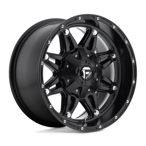 Fuel 1PC D531 Hostage Matte Black 17x9 Wheel with 6x135/6x139.7 Bolt Pattern and -12 Offset