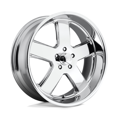US Mag 1PC U116 HUSTLER 22x9 Chrome Wheel with 5x127 Bolt Pattern and 78.10mm Center Bore