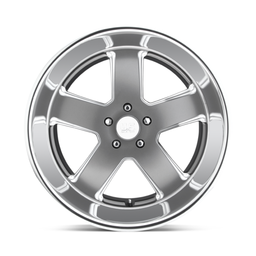 US Mag 1PC U118 HUSTLER 22x9 Matte Gunmetal Wheel with 5x127 Bolt Pattern and 78.1mm Center Bore