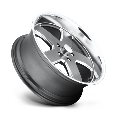 US Mag 1PC U118 HUSTLER 20x8 Matte Gunmetal Wheel with 5x127 Bolt Pattern and 78.1mm Center Bore