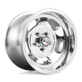 US Mag 1PC INDY 15x9 Inch High Luster Polished Wheel with 5x4.5 Bolt Pattern and +1 Offset