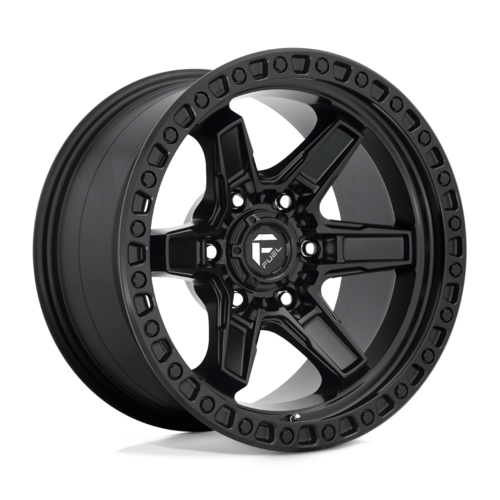 Fuel 1PC KICKER 17x9 Matte Black Wheel with -12 Offset and 6x139.7 Bolt Pattern