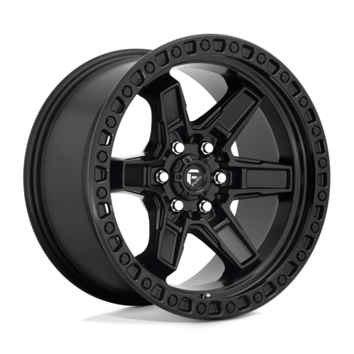 Fuel 1PC D697 Kicker 17x9 Matte Black Wheel with 6x114.3 Bolt Pattern and +12 Offset