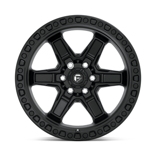 Fuel 1PC D697 Kicker 17x9 Matte Black Wheel with 6x114.3 Bolt Pattern and +12 Offset
