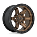 Fuel 1PC D699 KICKER 17x9 Matte Bronze Black Bead Ring Wheel with -12 Offset and 6x139.7 Bolt Pattern