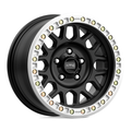 KMC KM234 Grenade Desert Beadlock 20x9 Satin Black Wheel with -12 Offset and 5x127 Bolt Pattern