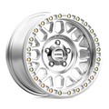 KMC KM234 Grenade Desert Beadlock 20x9 Inch Wheel with Machined Finish and -12 Offset
