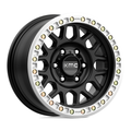 KMC KM234 Grenade Desert Beadlock 17x8.5 Satin Black Wheel with 6x135 Bolt Pattern