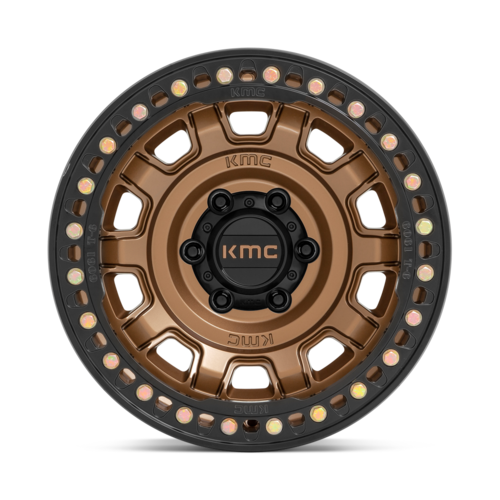 KMC KM236 TANK Beadlock 17x9 Matte Bronze Wheel with 8x170 Bolt Pattern and -38 Offset