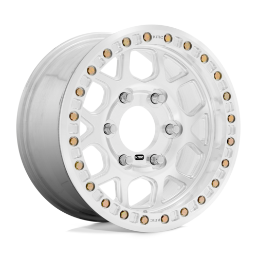 KMC Mesa Forged Beadlock Wheel 17x9 -12mm Offset, 6x165.1 Bolt Pattern, Raw Machined Finish